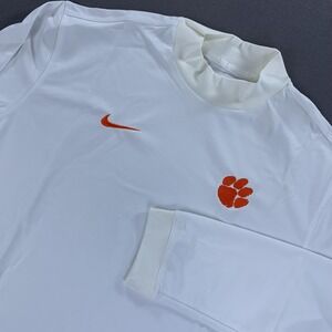 NEW Clemson Tigers Shirt Men MD College ACC Long Sleeve Nike Golf Team Issued